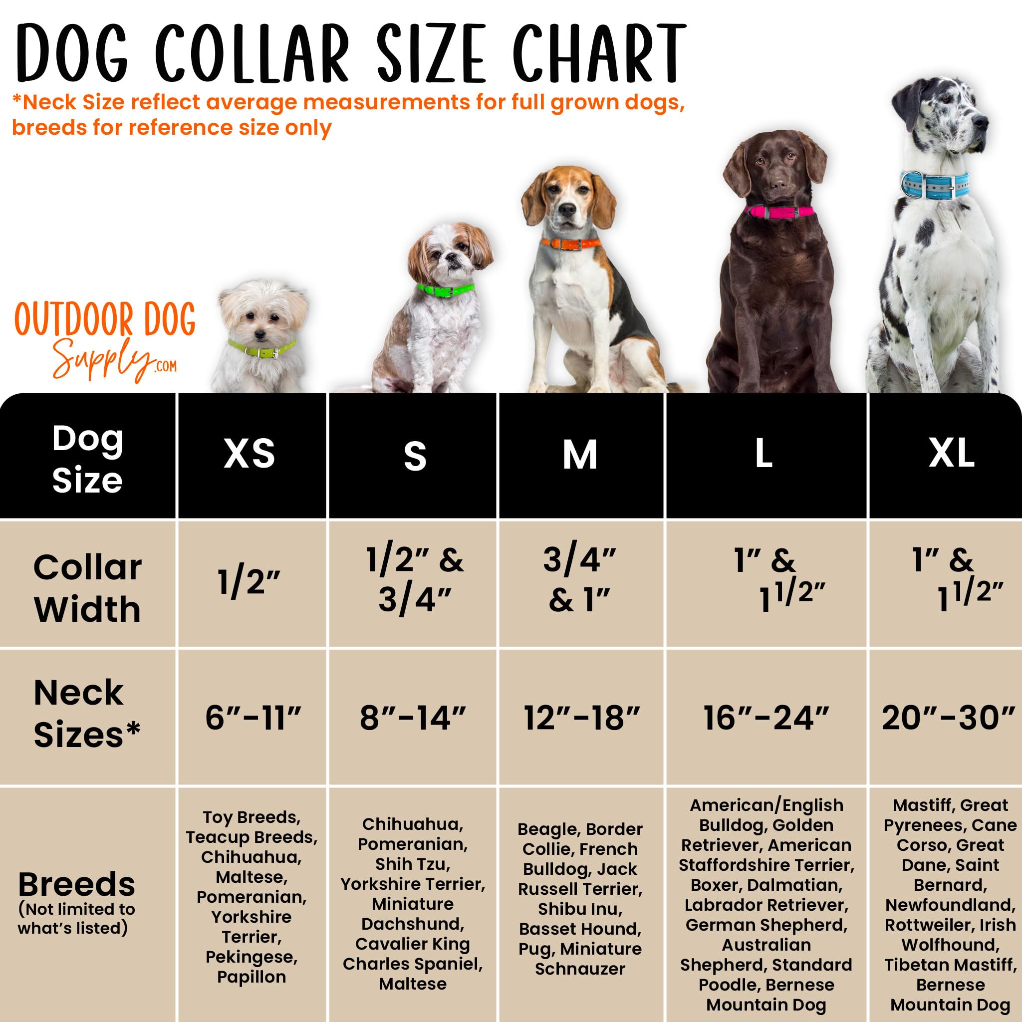 Outdoor Dog Supply Personalized 1" Black Extra Long D-Ring Dog Collar with Custom 3/4" Brass Nameplate | Waterproof, Adjustable for Large and Giant Breed Dogs - Image 4