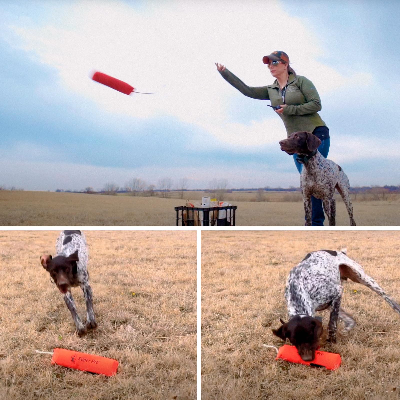 DT Systems Super Pro Series Durable Resistant Floating Upland Waterfowl Hunting Dog/Puppy Retrieval Fetching Training Dummy with Scent Strip & Tough Rope Handle - Image 7